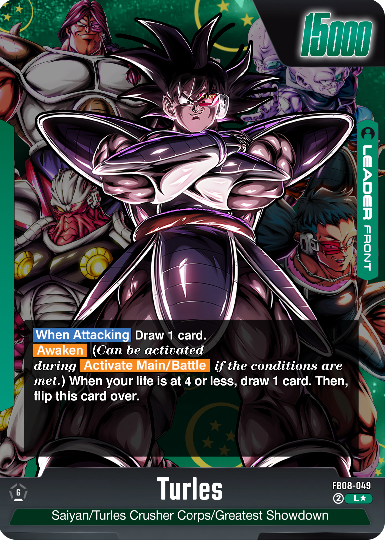 FB08-049 Custom Art Leader - Turles