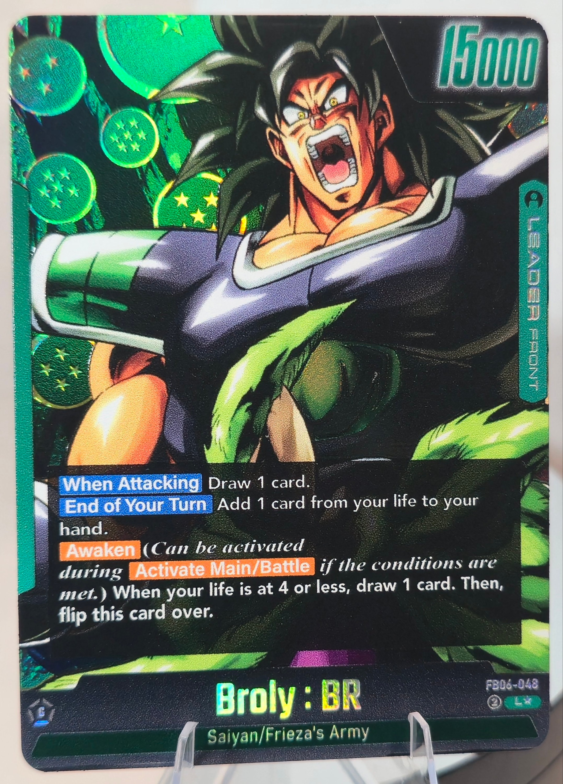 FB06-048 Custom Art Leader - Broly : BR