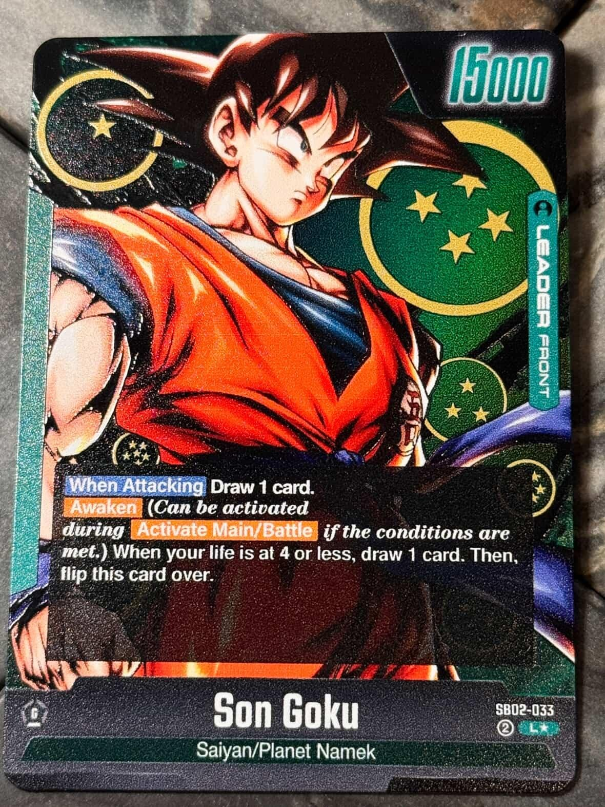 SB02-033 Custom Art Leader - Son Goku