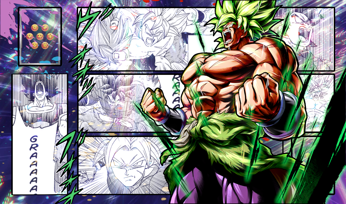 Broly BR - Manga Playmat