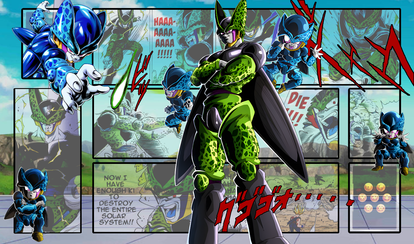 Cell & Cell Jr Playmat