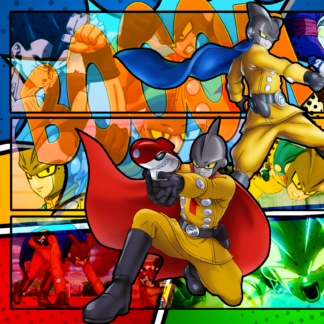 Gamma 1 and Gamma 2 - Movie Playmat