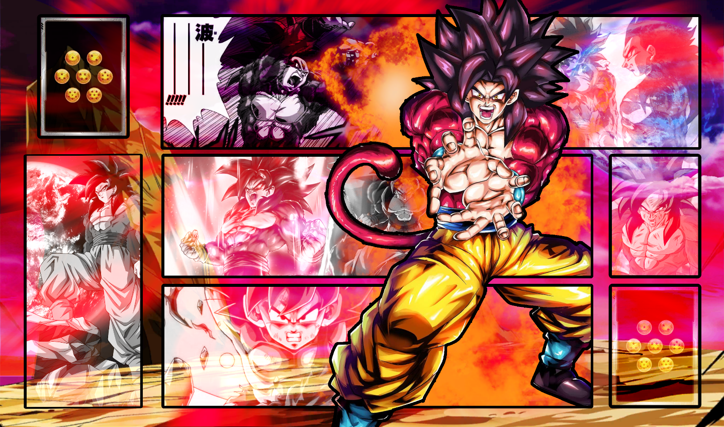 SS4 Goku - TV Series Playmat