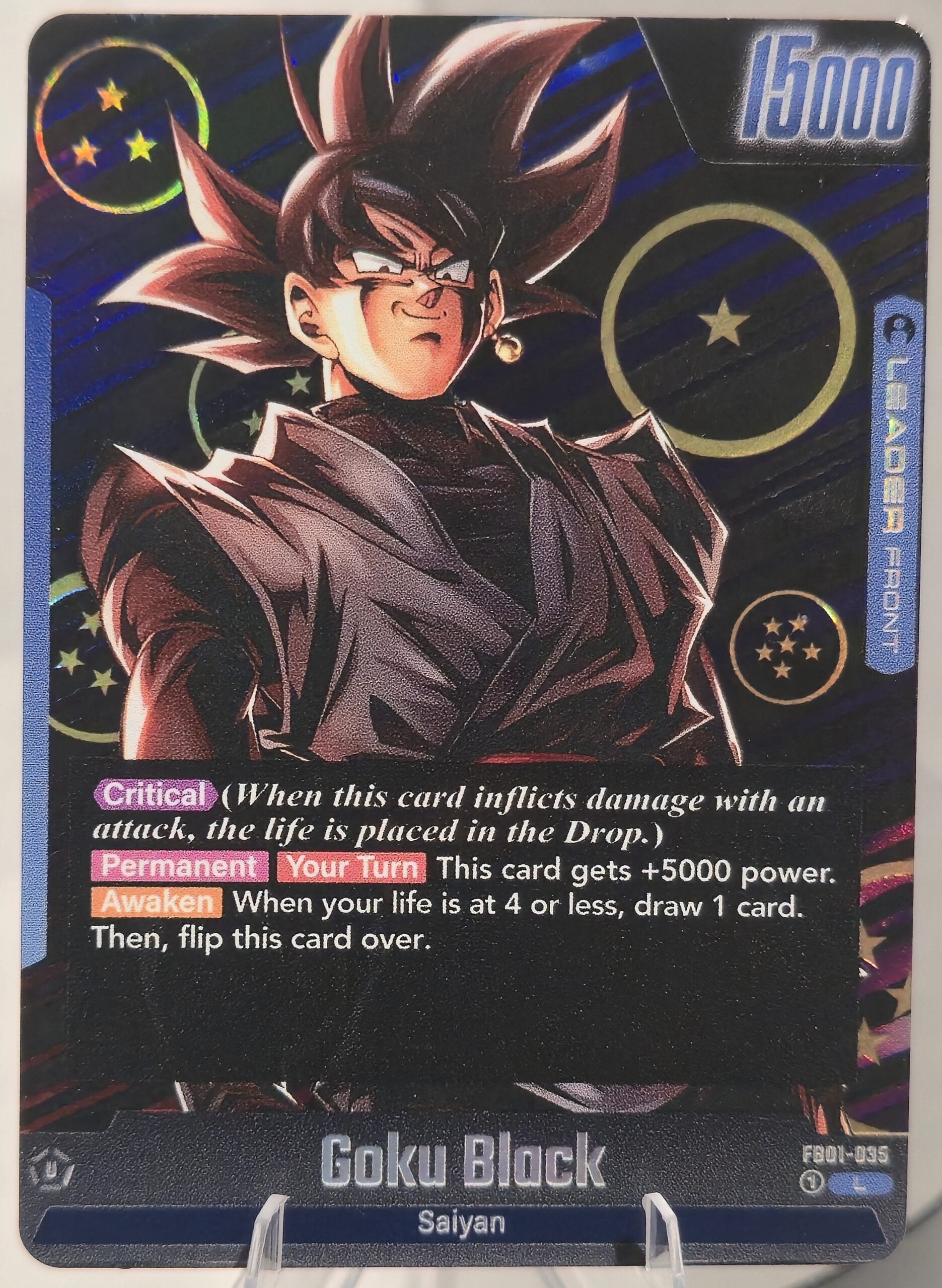 FB01-035 Custom Art Leader - Goku Black
