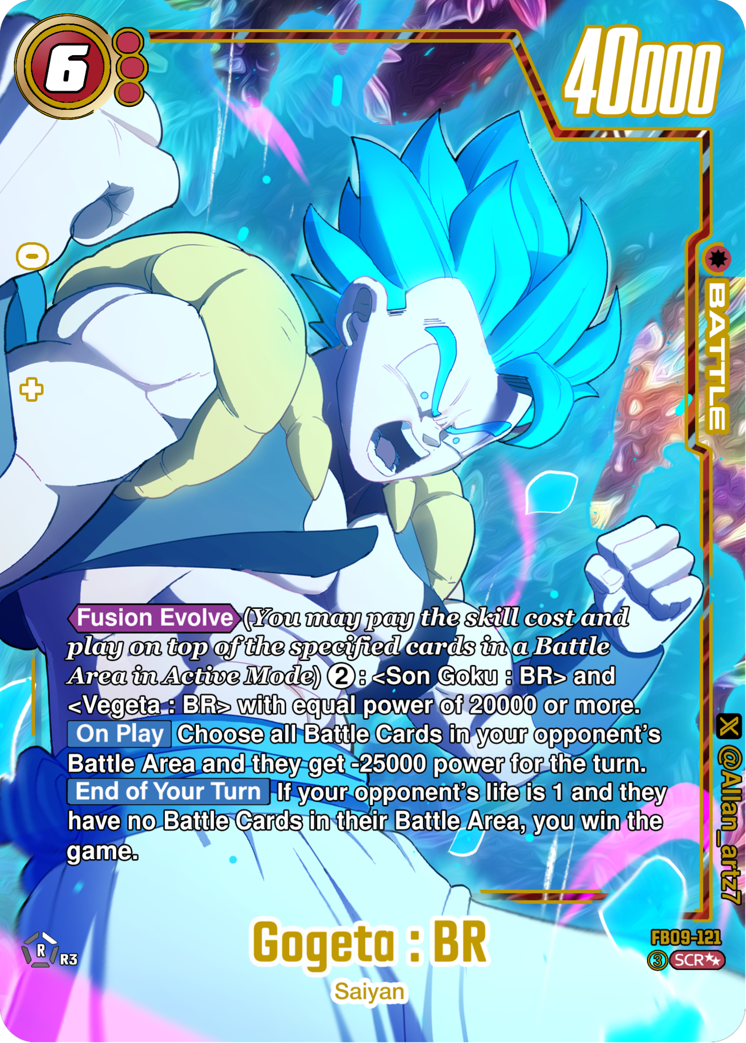 FB09-121 Custom Secret Rare - Gogeta : BR