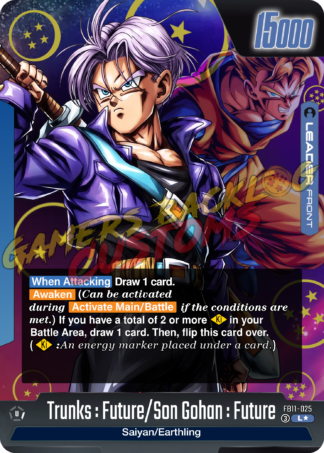 FB11-025 Custom Art Leader - Trunks: Future/Son Gohan: Future [Pre-order]